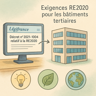 Exigences RE2020 pour les bâtiments tertiaires