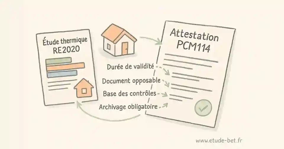 Attestation pcmi14 étude thermique re2020