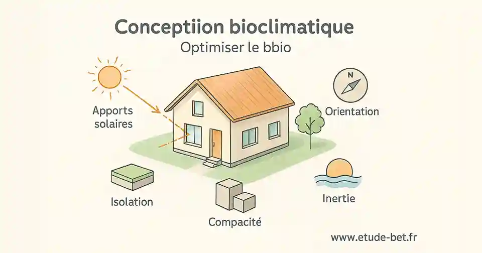 Conception bioclimatique et calcul bbio re2020