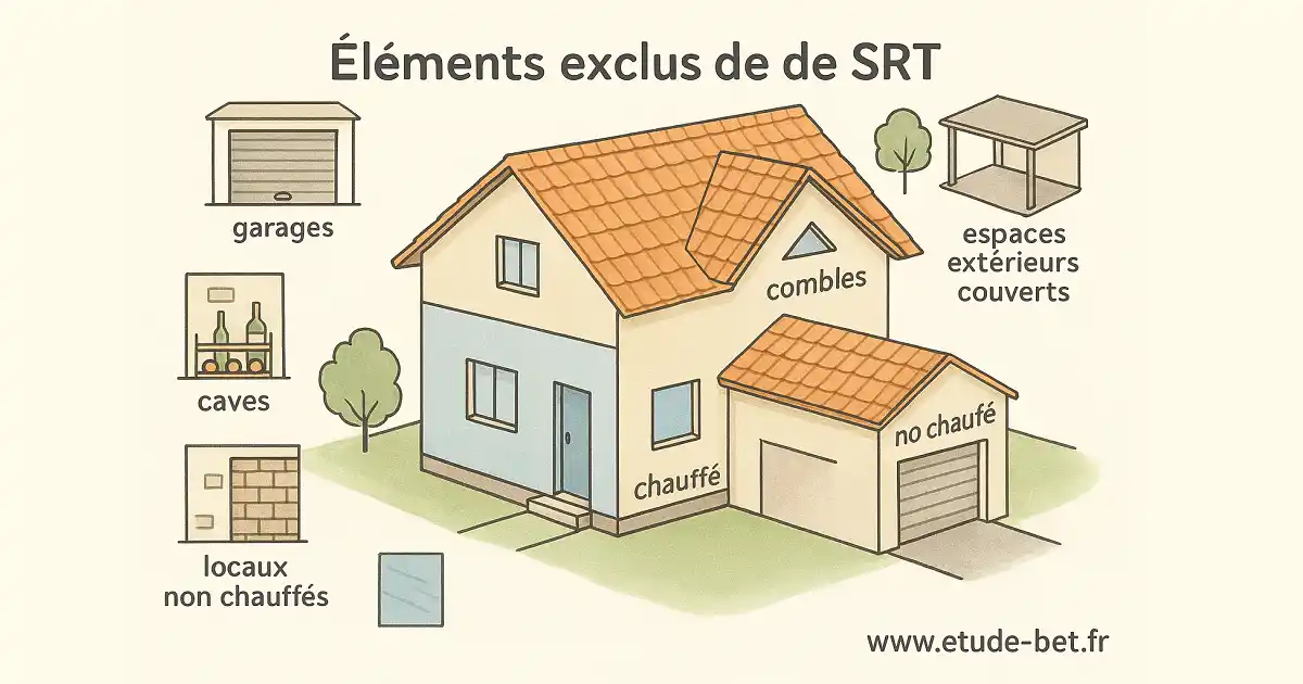 Exemple de calcul de SRT sur une maison