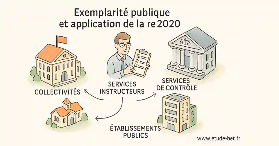 Rôle exemplaire des collectivités publiques en re2020