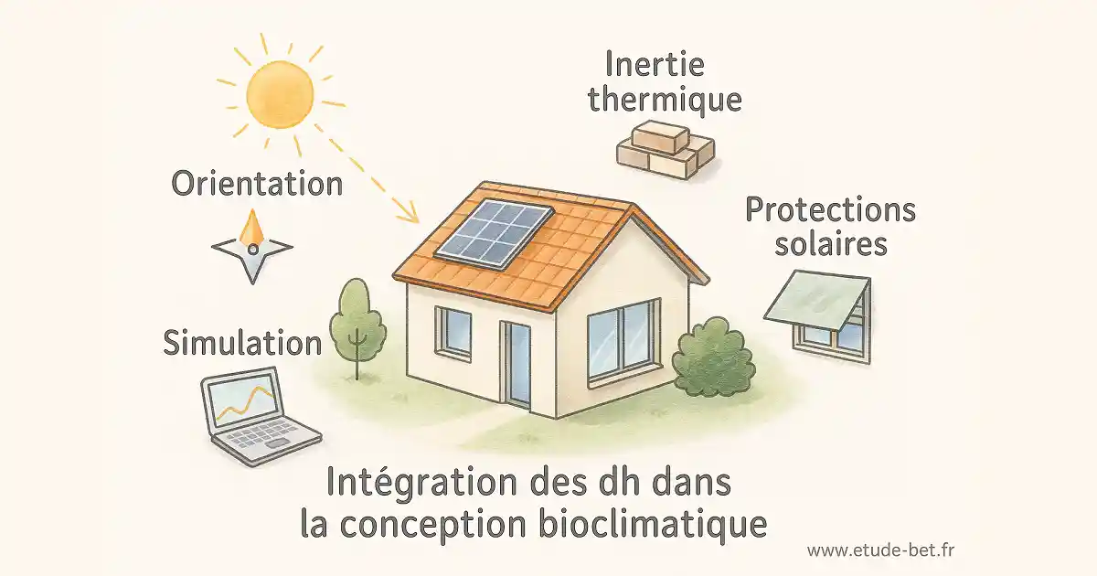 Principes de conception bioclimatique pour optimiser les DH