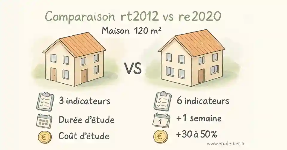 Conséquences de l'application re2020 sur un projet