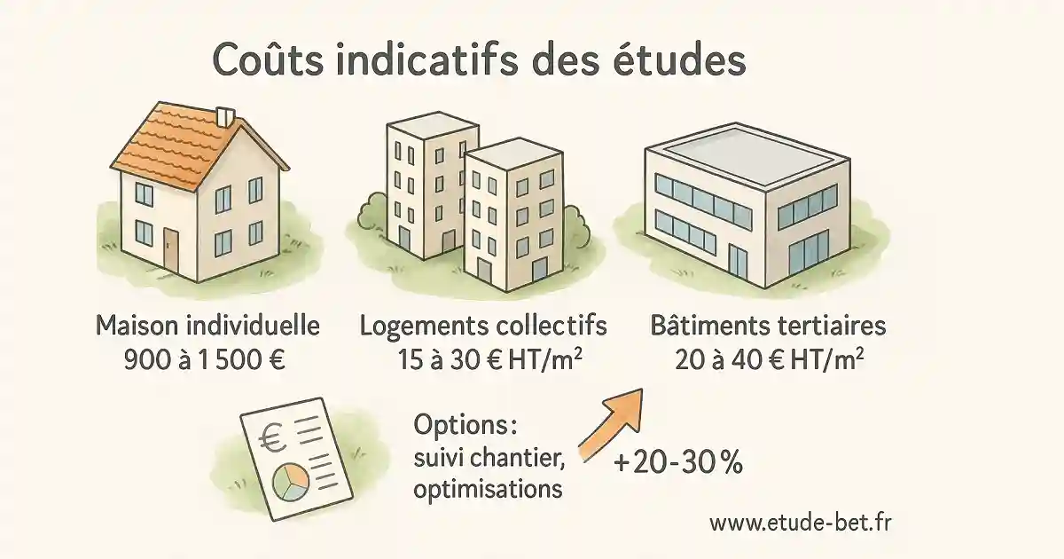 Délais et coûts étude thermique re2020