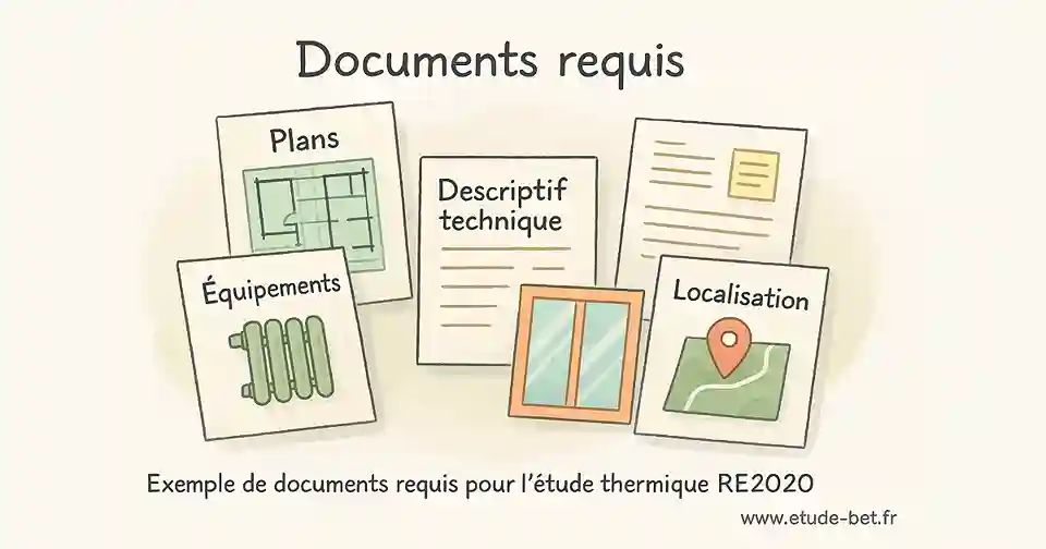 Documents nécessaires pour une attestation pcmi14