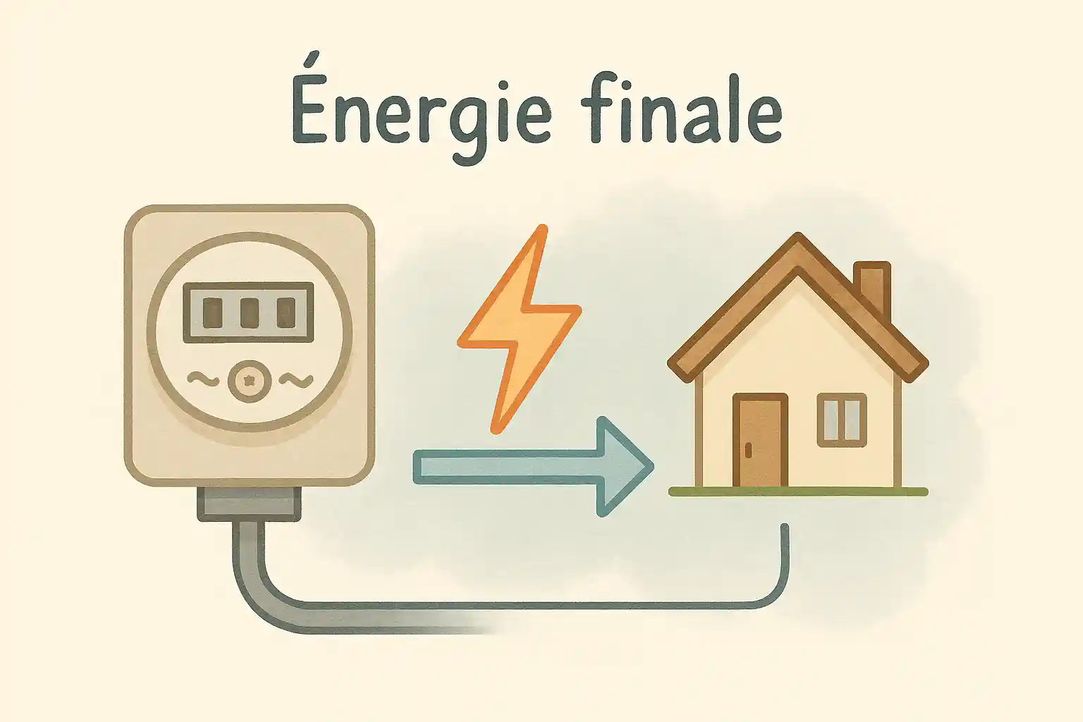 Icône énergie finale