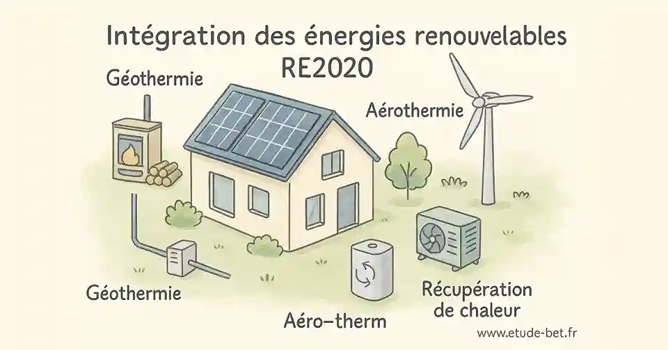 Intégration énergies renouvelables re2020