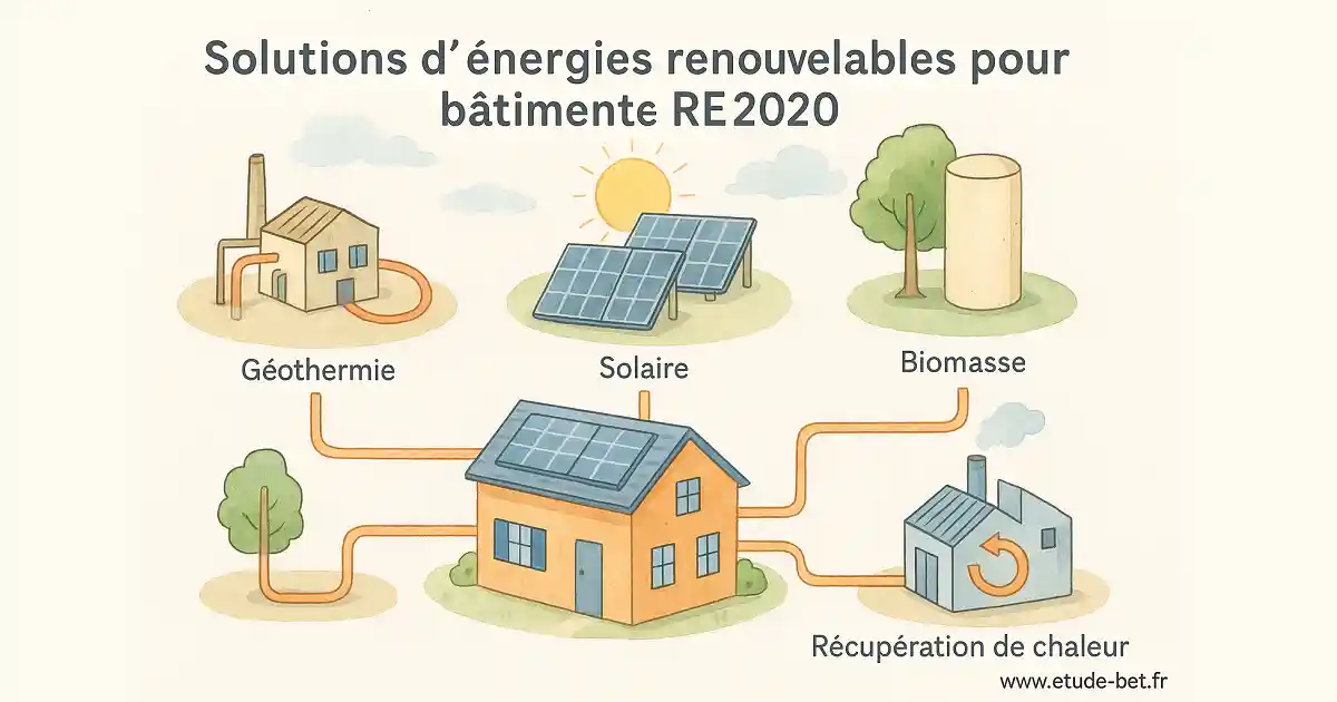 Intégration des énergies renouvelables en re2020