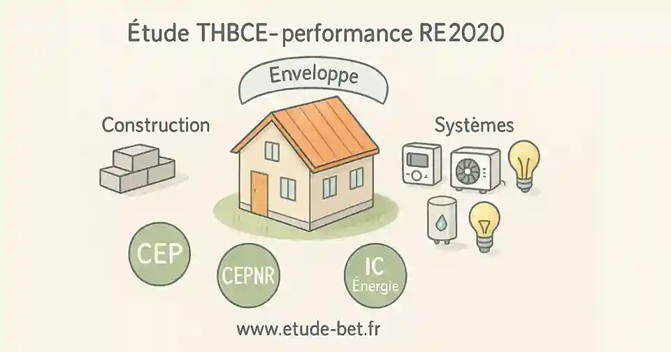 Étude thbce et évaluation performance énergétique re2020