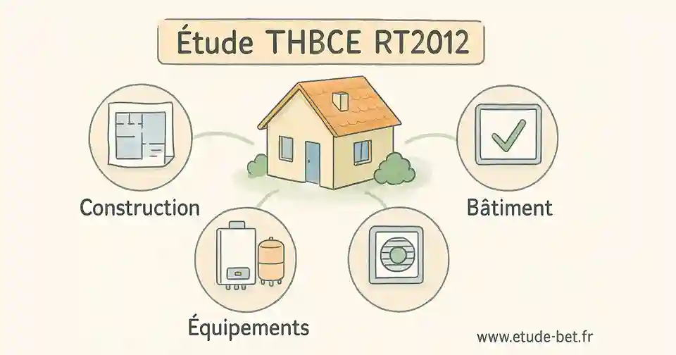 Étude thbce rt2012 bâtiment construction équipement