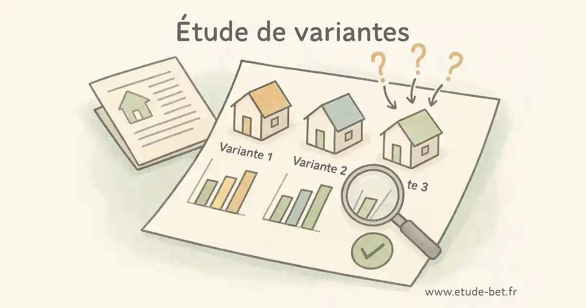 Comparaison de variantes énergétiques
