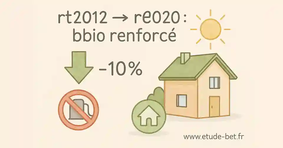 Évolution du bbio de rt2012 à re2020