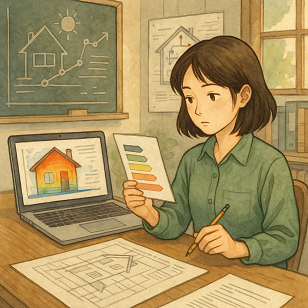 Illustration d’une étude thermique RE2020