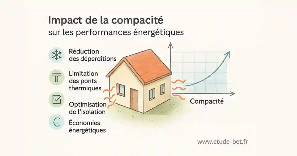 Impact de la compacité sur les performances énergétiques