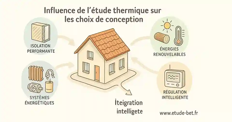 Impact de l'étude thermique sur la conception du bâtiment