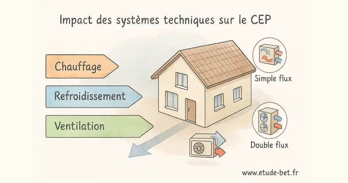 Impact des systèmes techniques sur le cep