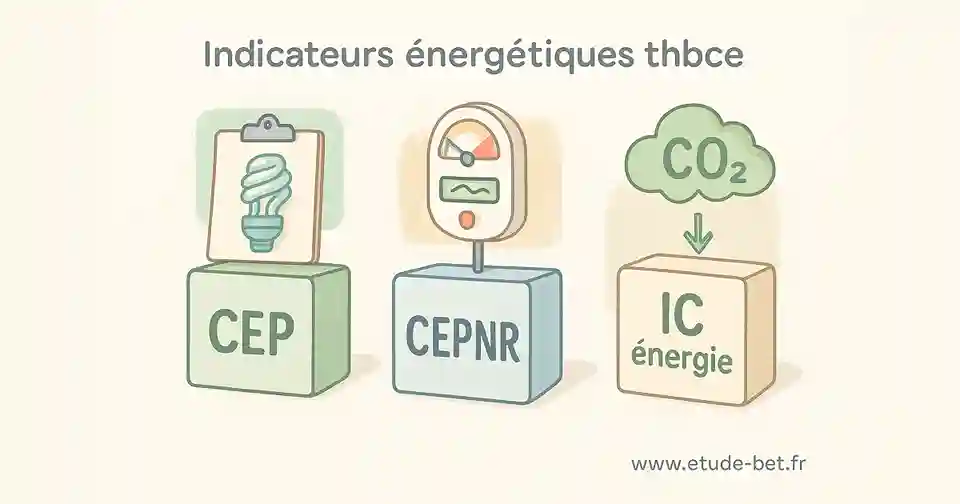 Indicateurs thbce : cep, cepnr et ic_énergie