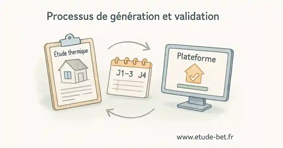 Interface de génération de l'attestation pcmi14