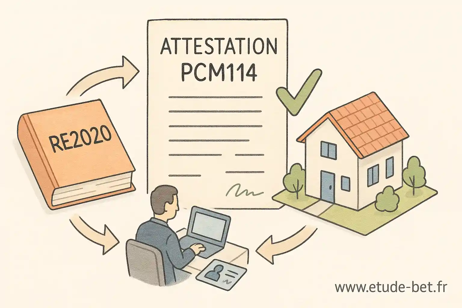 Processus d'obtention de l'attestation pcmi14