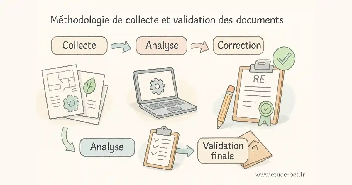 Processus de collecte des documents pour étude thermique