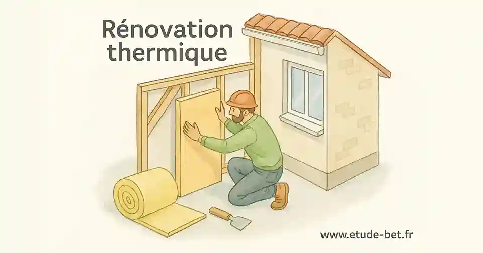 Travaux d'isolation thermique en rénovation