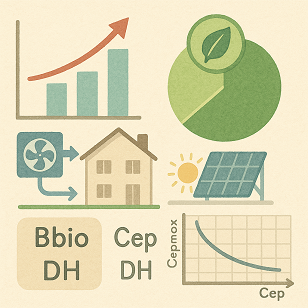 Schéma explicatif des indicateurs Bbio Cep DH