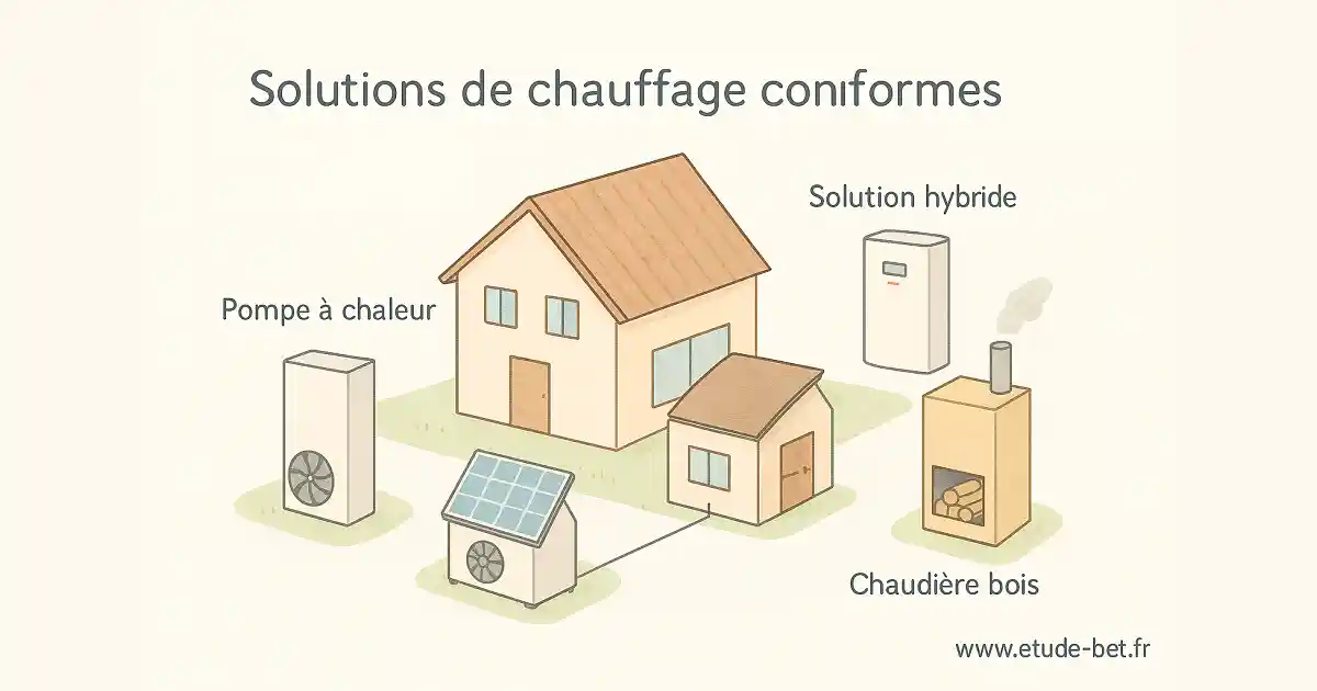 Solutions de chauffage conformes aux exigences CEPnr de la RE2020