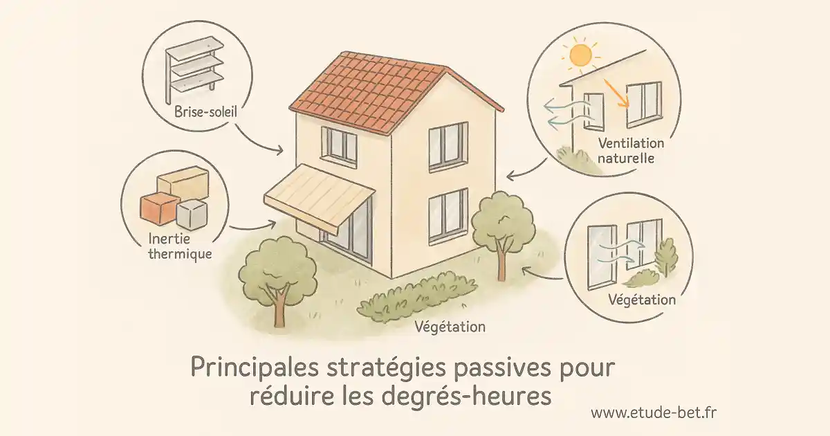 Solutions passives pour optimiser les degrés-heures en RE2020