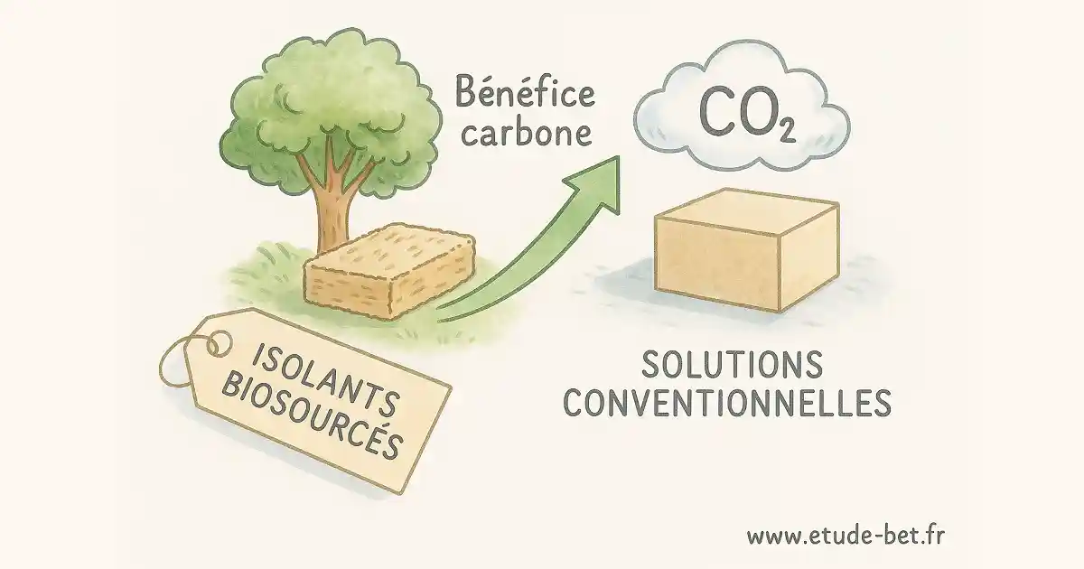Stockage carbone des isolants biosourcés