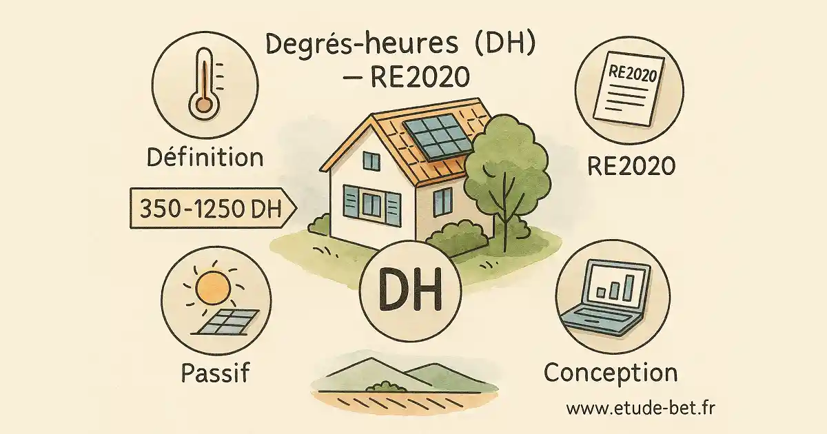 Synthèse des enjeux degrés-heures dans la RE2020
