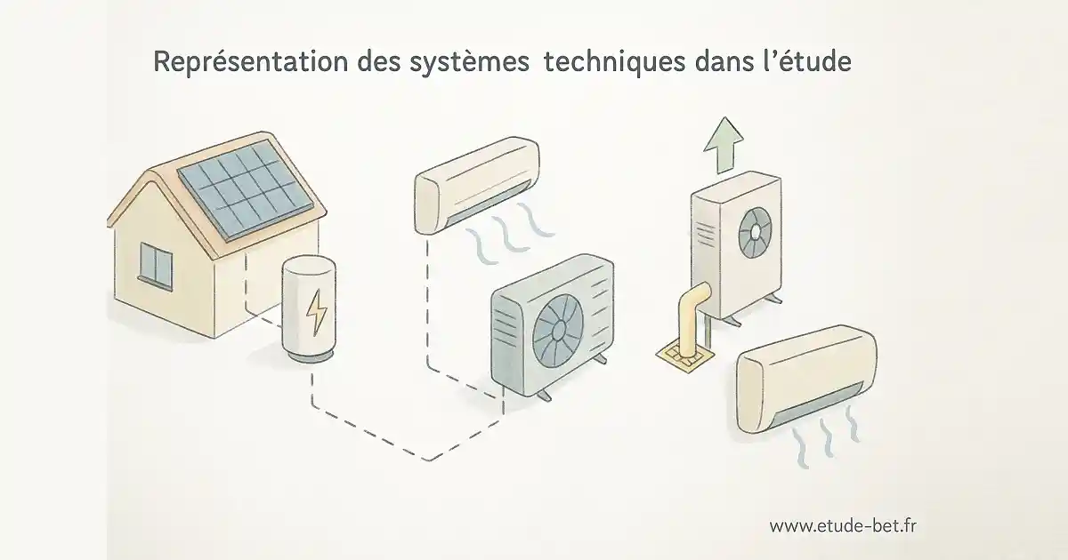 Schémas des systèmes énergétiques pour re2020