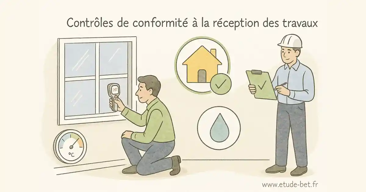 Tests et vérifications de réception re2020