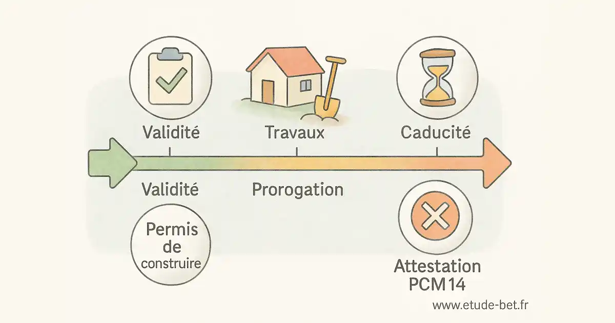 Chronologie validité permis et attestation