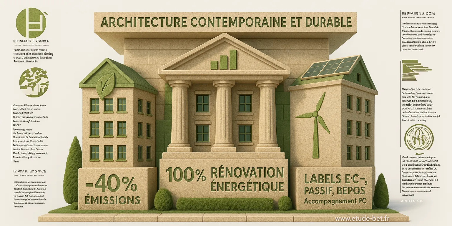 Architecture contemporaine et durable à Angers