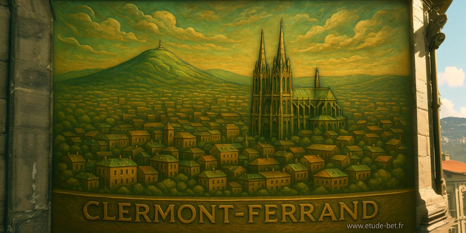 Panorama de Clermont-Ferrand et du Puy-de-Dôme