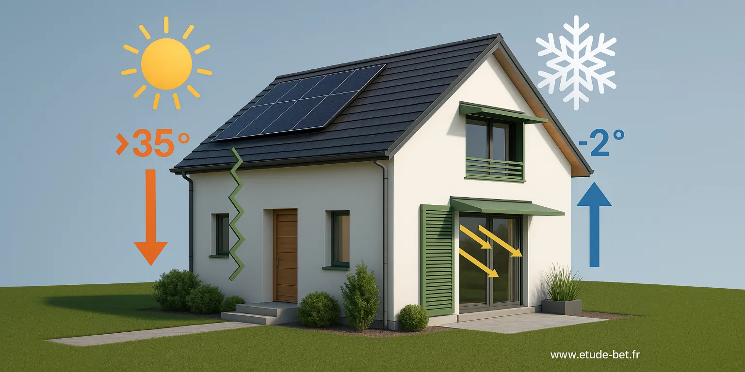 Représentation des variations climatiques à Dijon