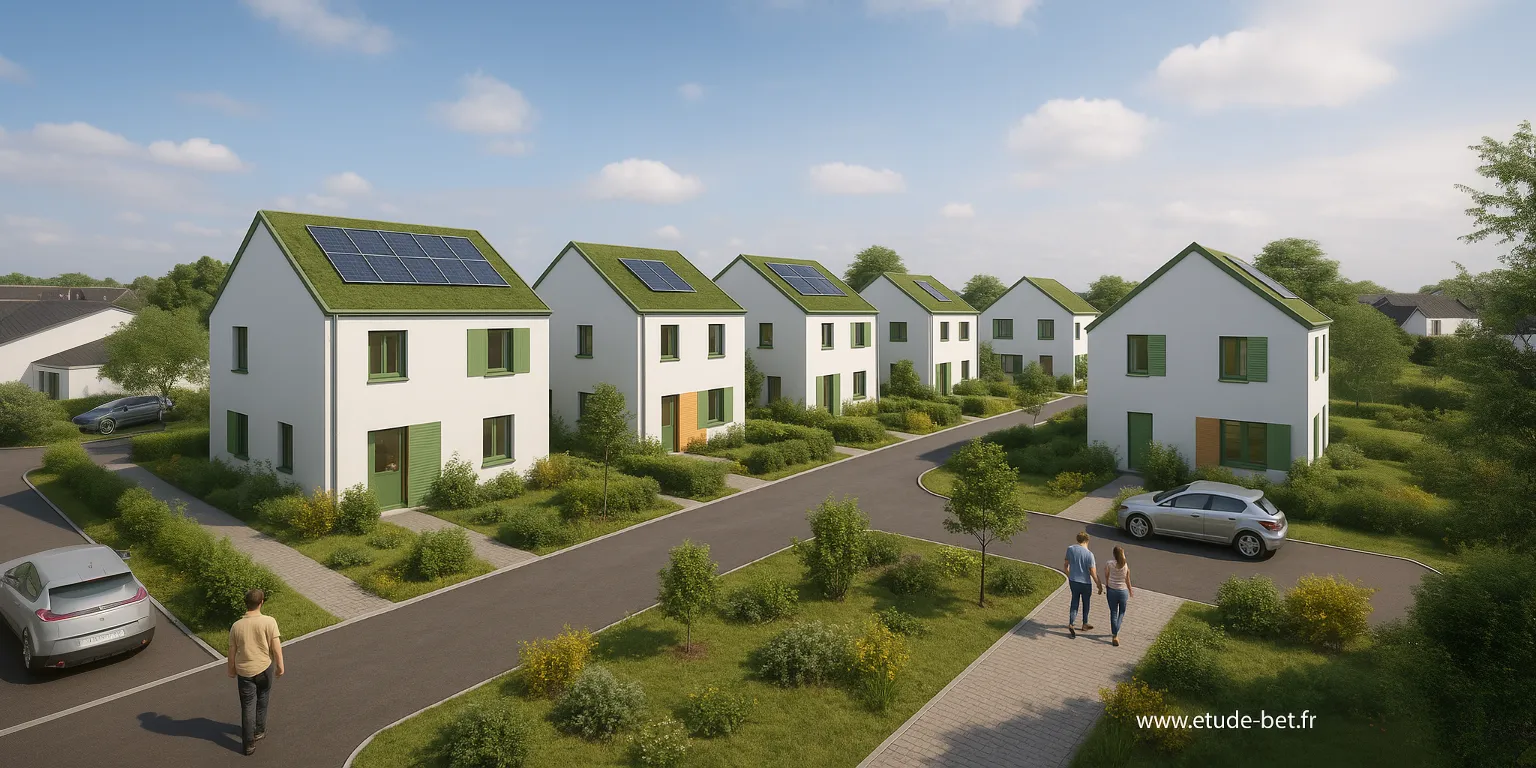 Lotissement écologique dans l'agglomération dijonnaise