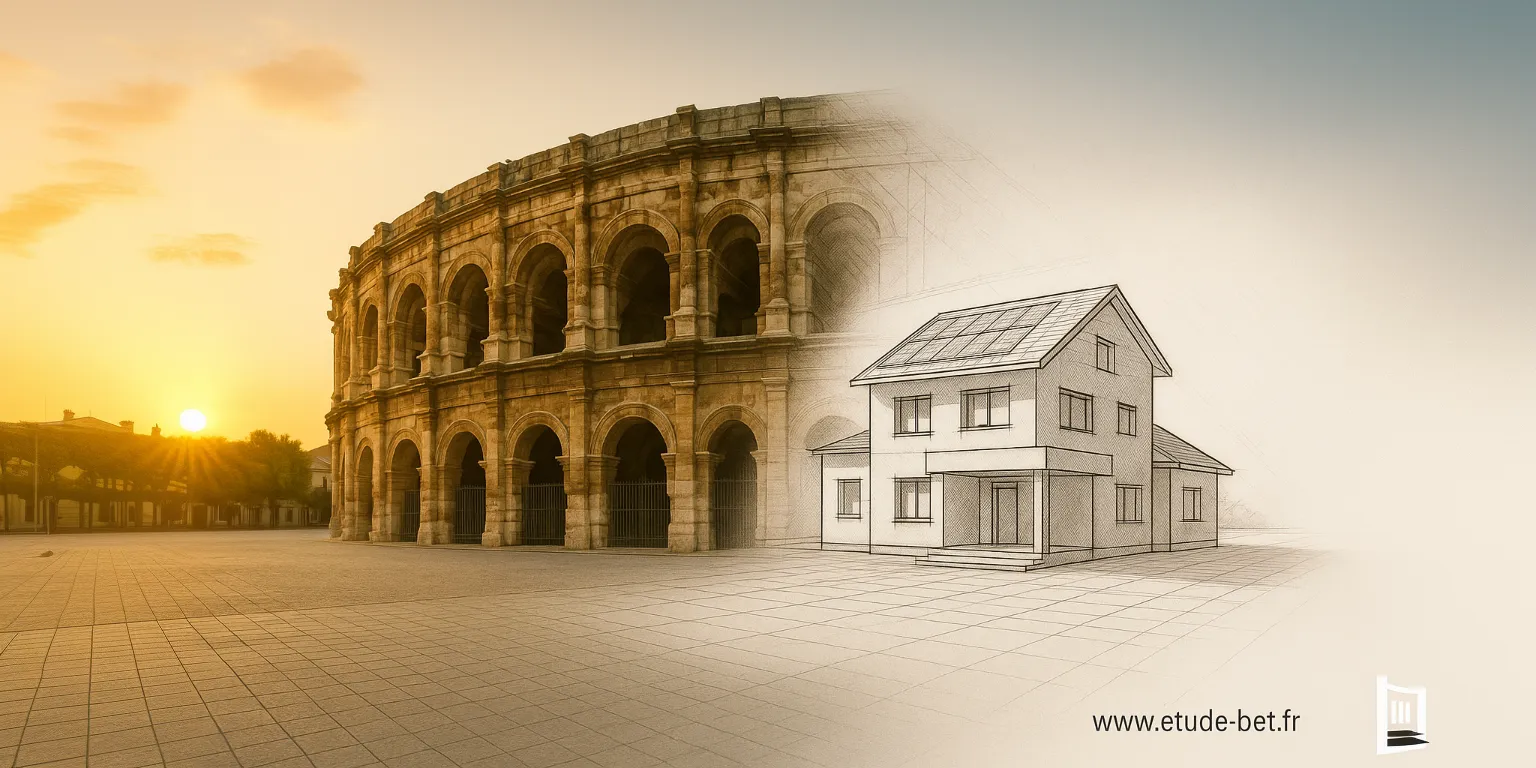 Bureau d'étude thermique Nîmes - Arènes romaines