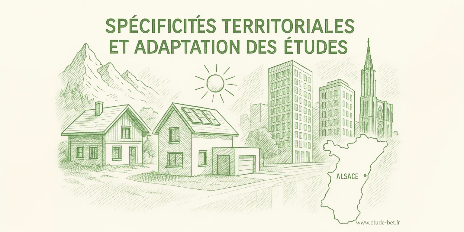 Carte Eurométropole de Strasbourg - Zone d'intervention bureau d'études thermiques