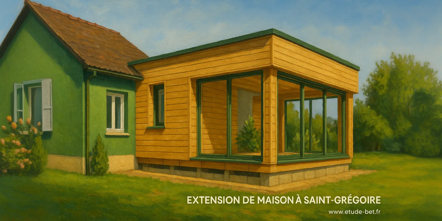 Projet maison individuelle re2020 Rennes