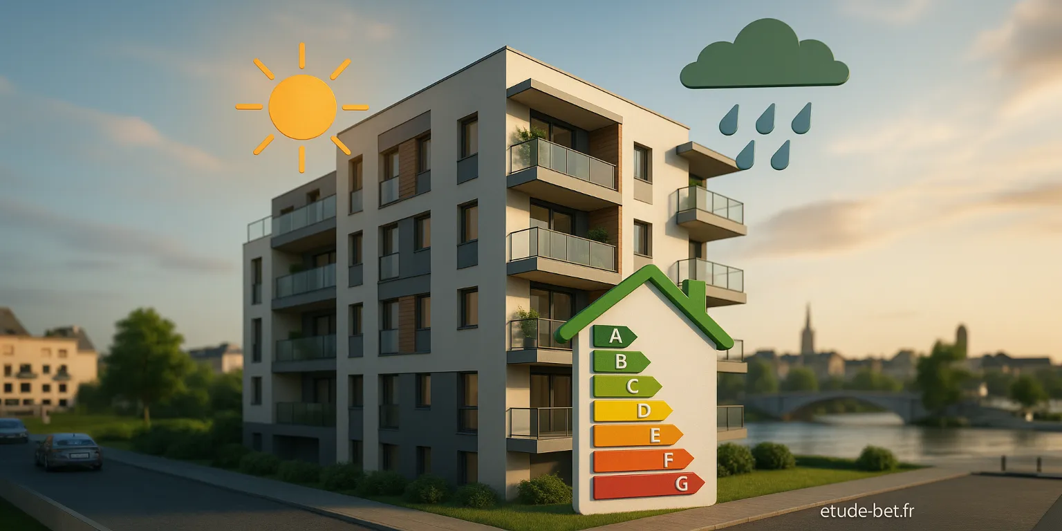Climat océanique de Nantes et impact sur les études thermiques