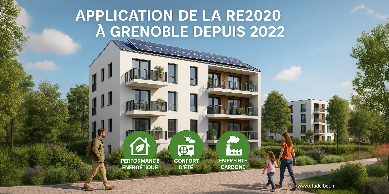 Schéma des principaux indicateurs de la réglementation re2020