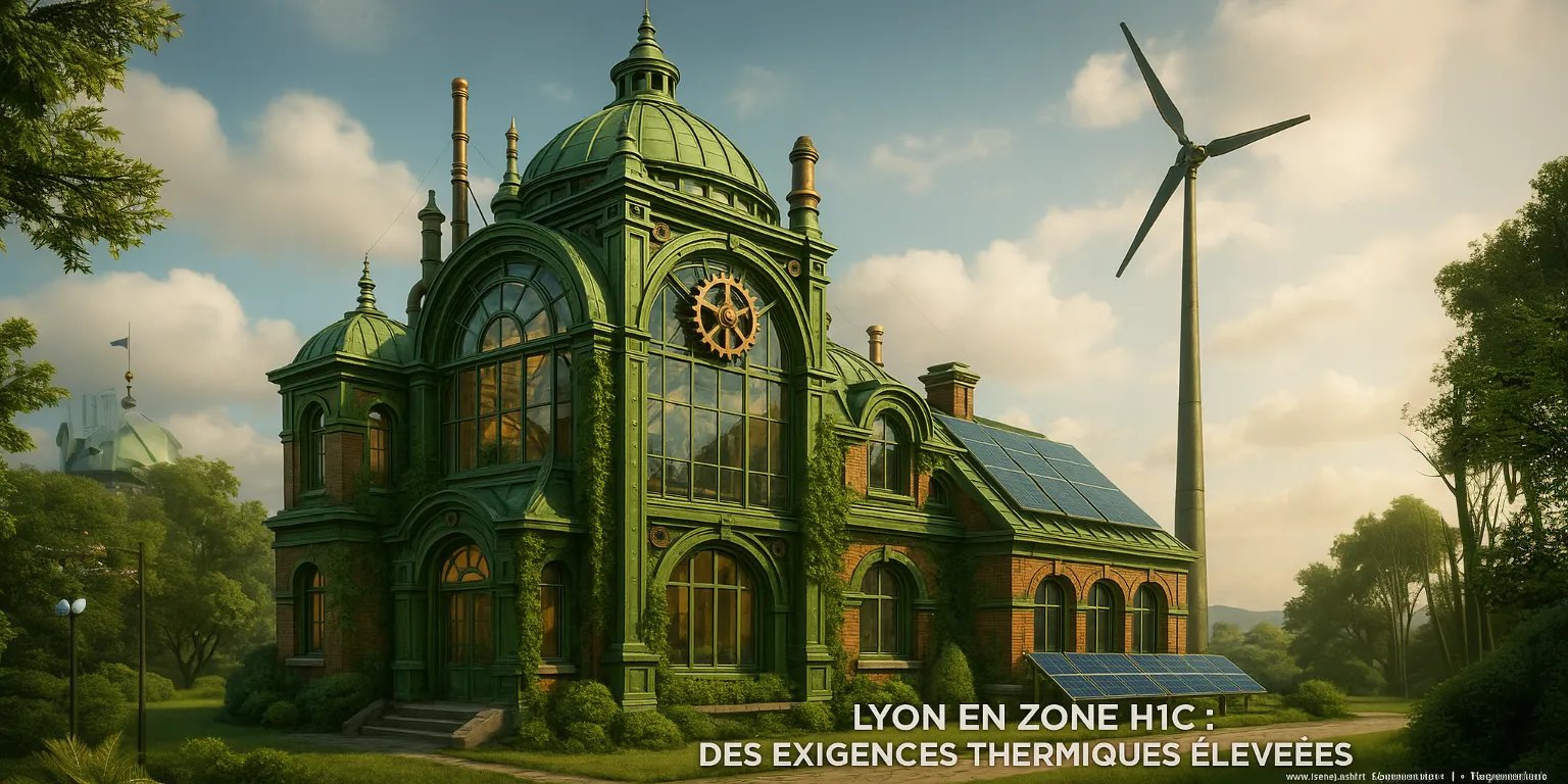 Zone climatique H1c à Lyon pour études thermiques