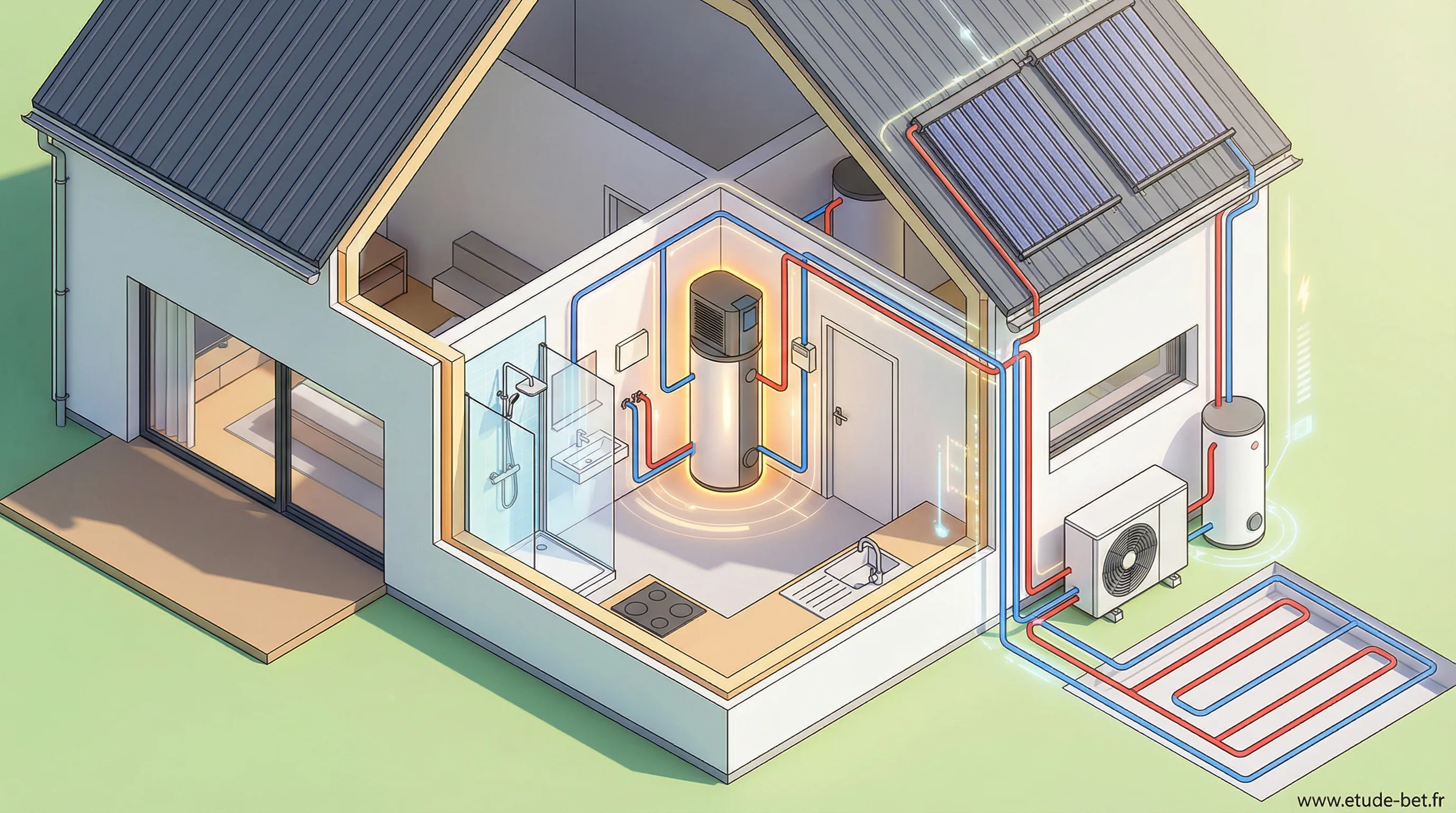 Ballon thermodynamique pour maison re2020