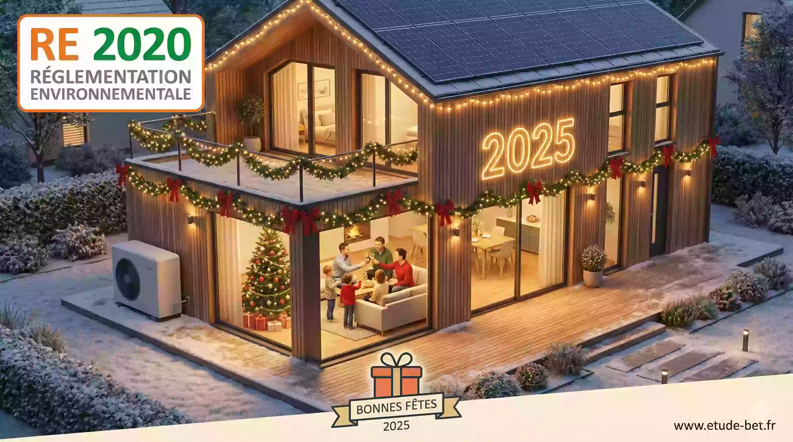Etude-bet vous souhaite de bonnes fêtes pour 2025