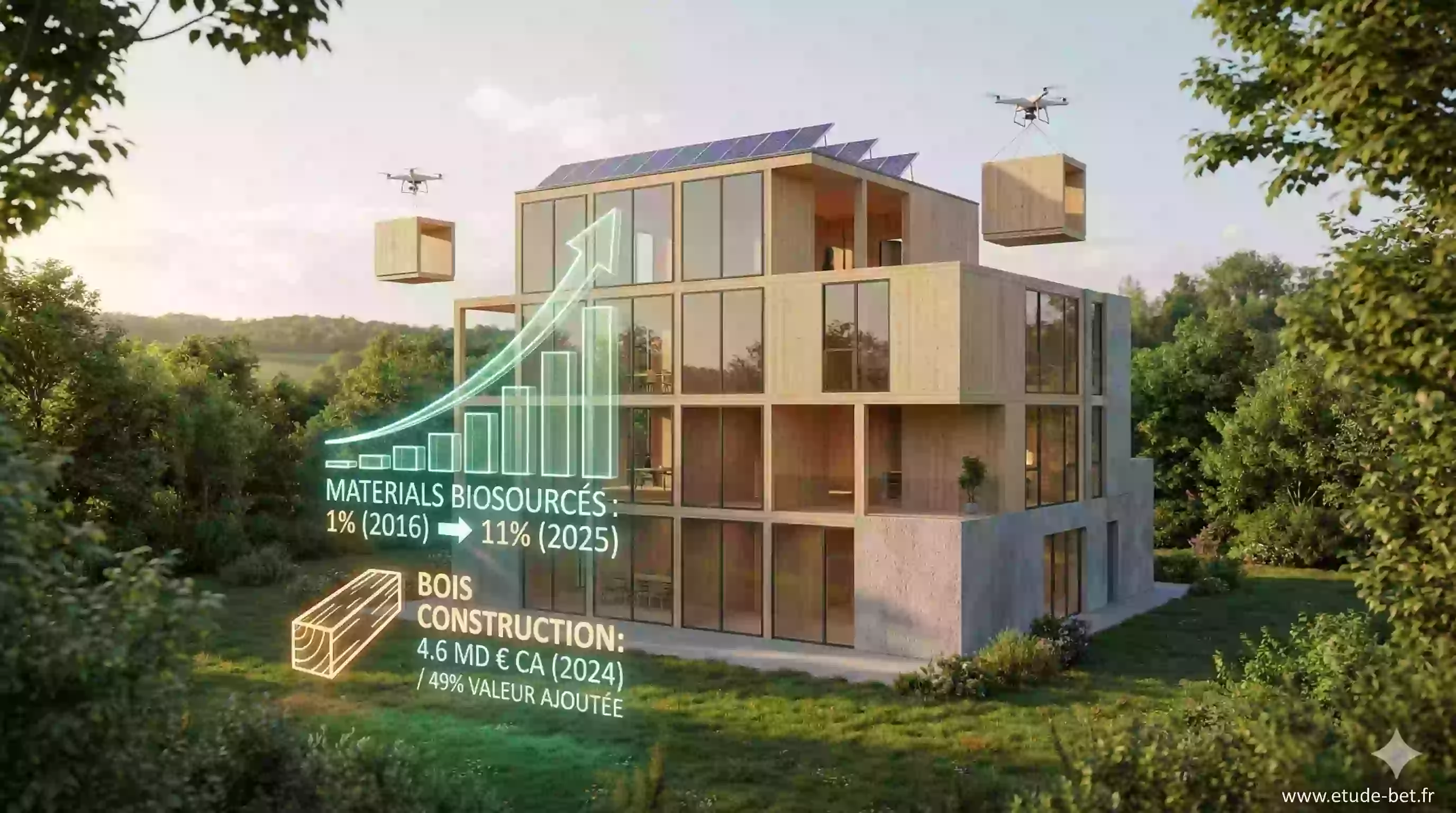 Construction bois contemporaine en France