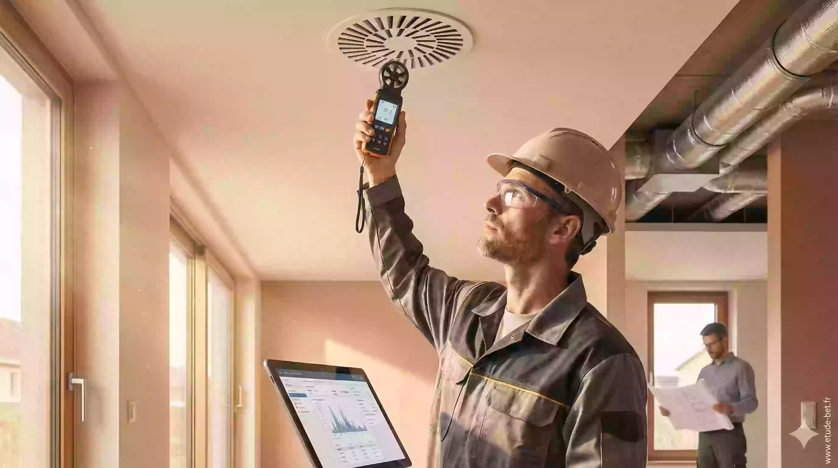 Mesure des débits de ventilation avec un anémomètre