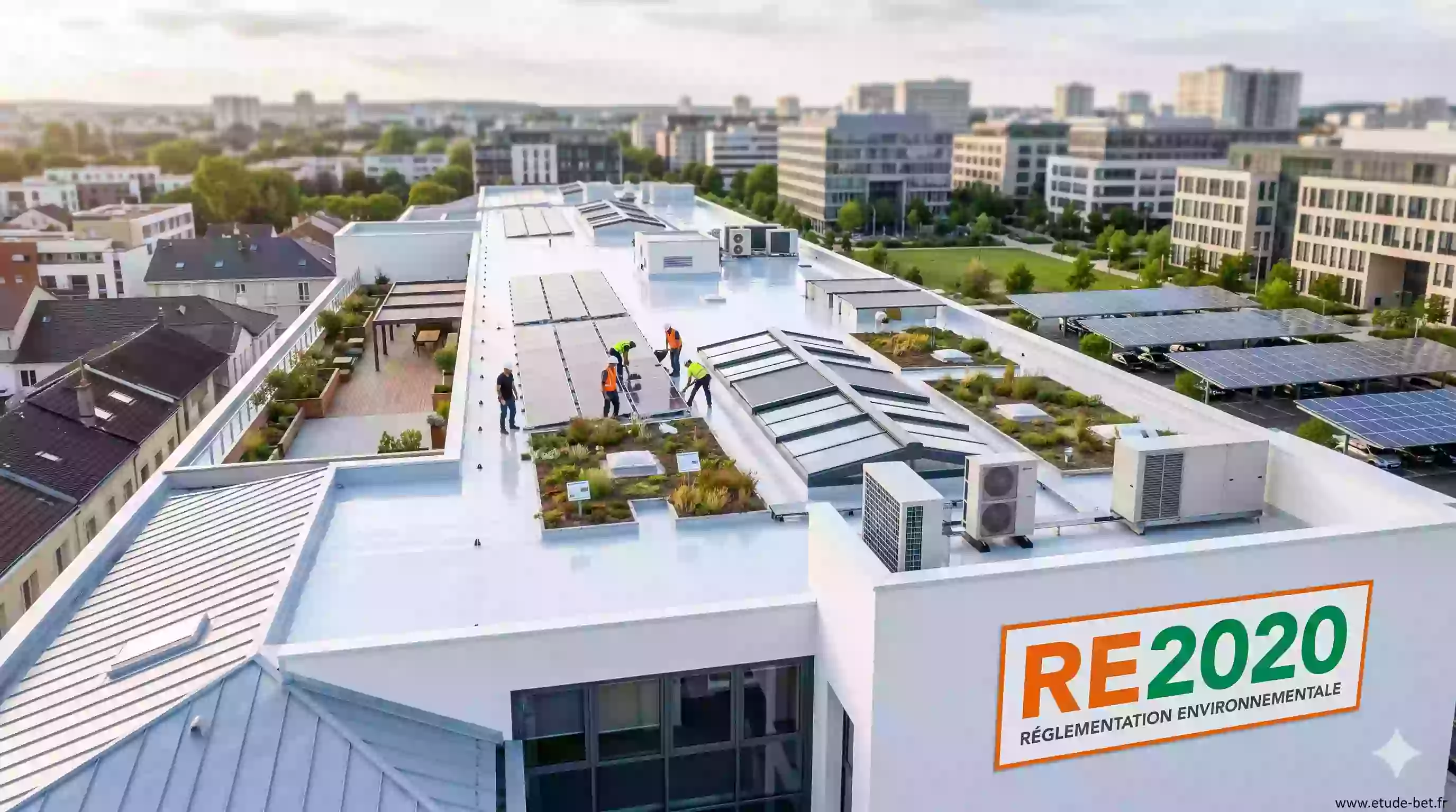 Peintures réfléchissantes en toiture tertiaire : faut-il y croire en re2020 ?