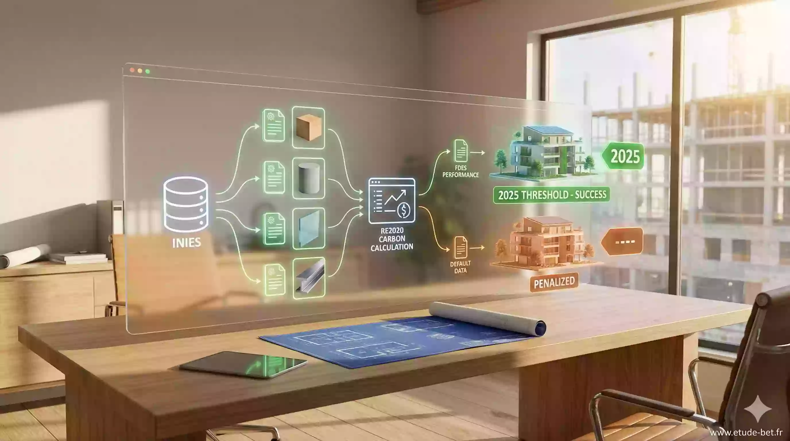 Interface de consultation de la base INIES pour les FDES