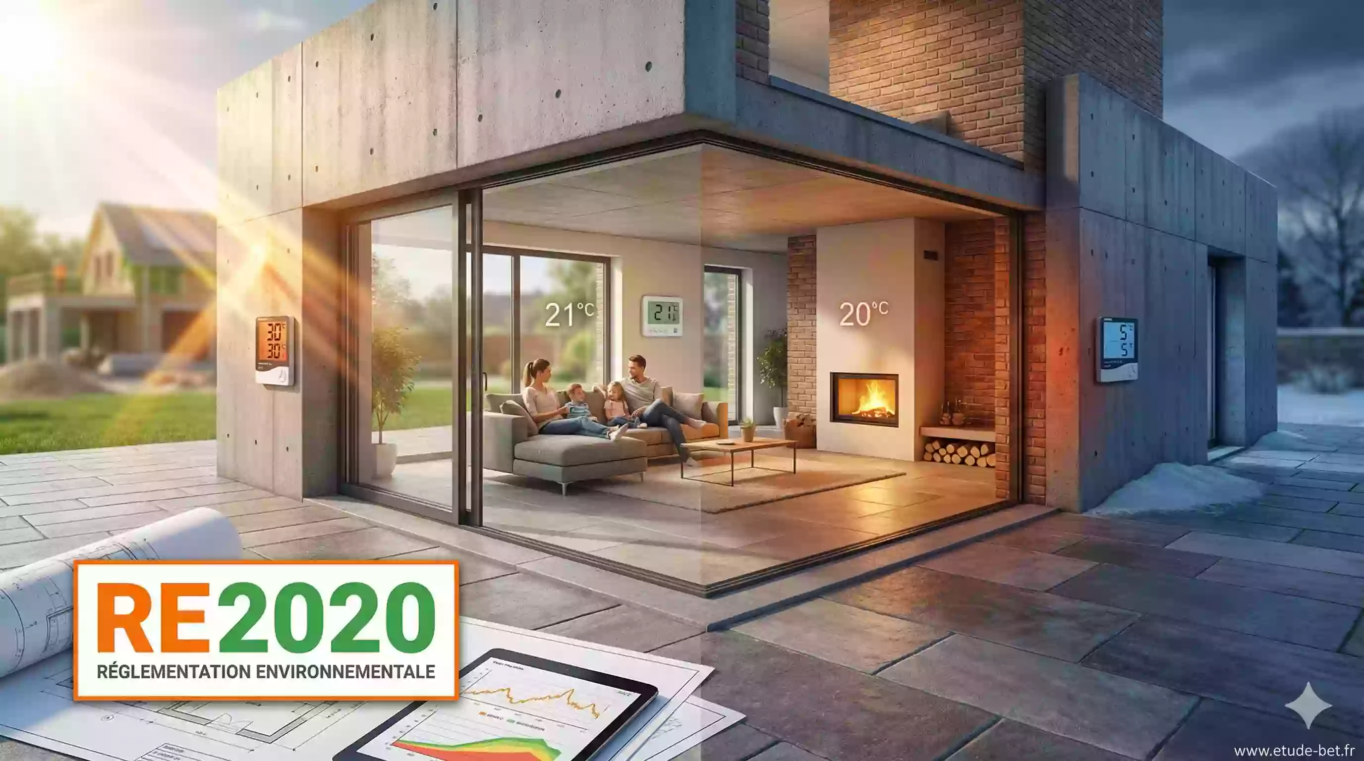 Inertie thermique en re2020 : un atout clé pour le confort